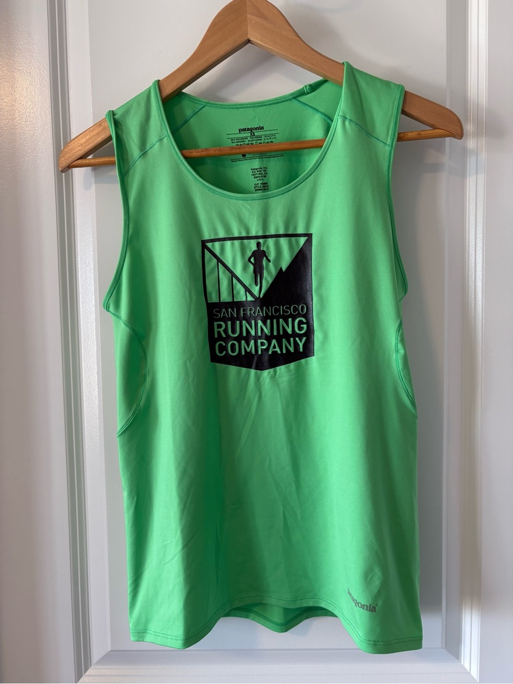 Patagonia SFRC Running Top Lime Green Women’s XS